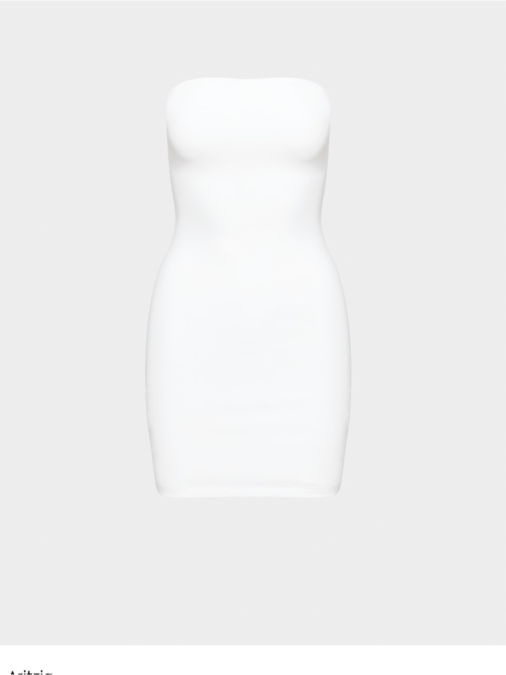 Aritzia White Strapless Contour Mini Tube Dress Size Small